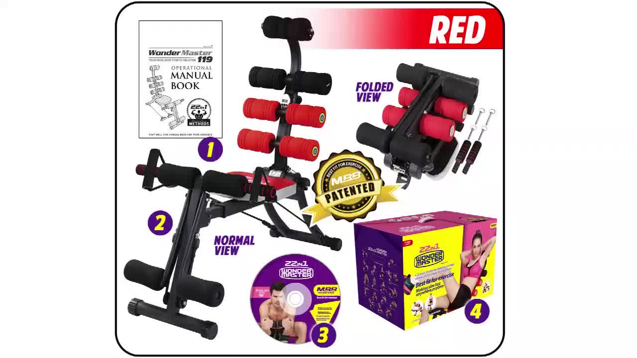 Ab Machine for Home Gym – Core Strength & Sit-Up Workout Equipment