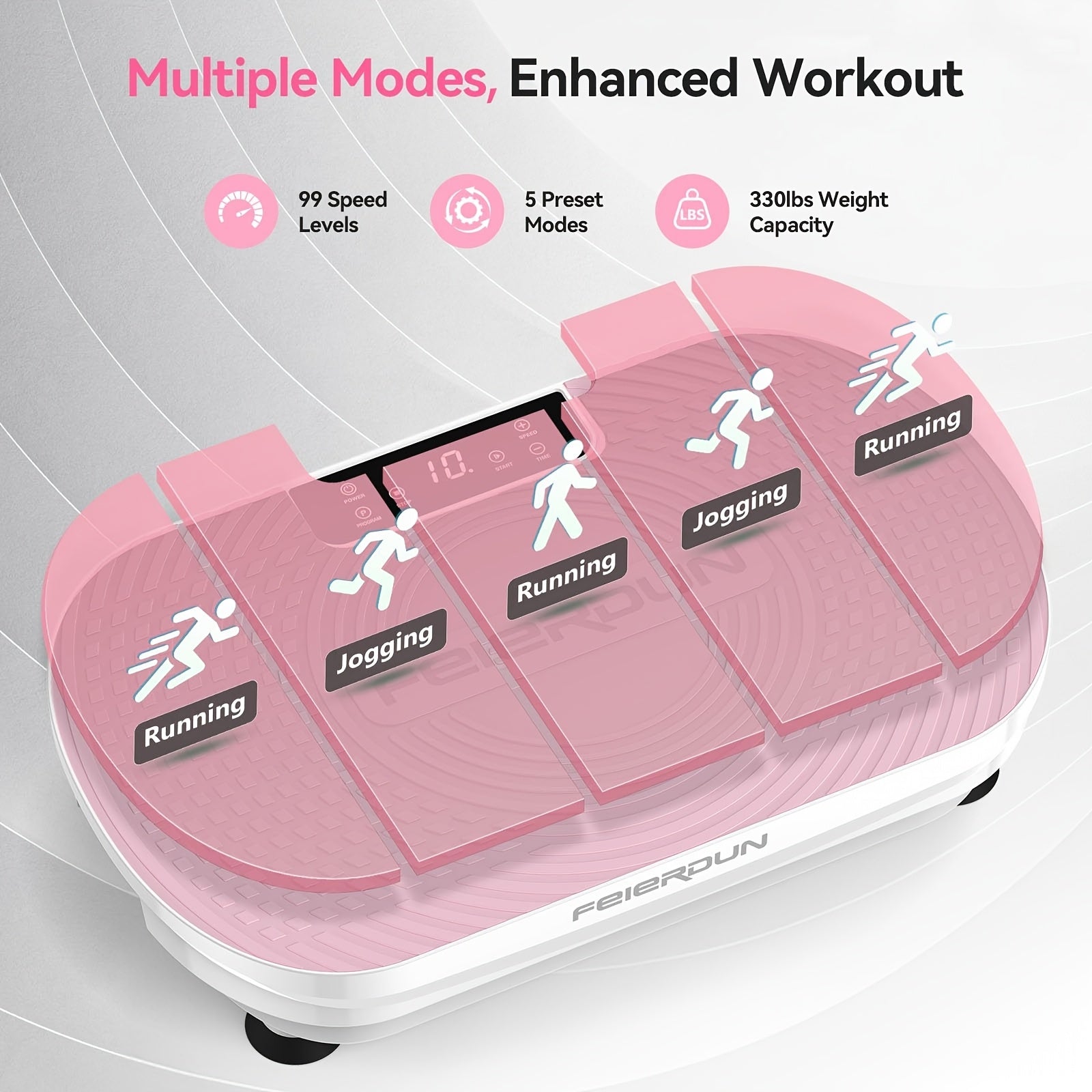 3D Vibration Plate Exercise Machine for Whole Body Workout | Home Gym