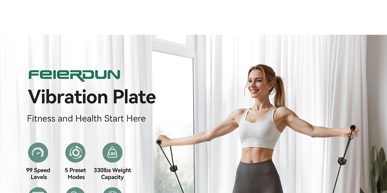 Vibration Plate Exercise Machine – Whole Body Toning & Lymphatic Support