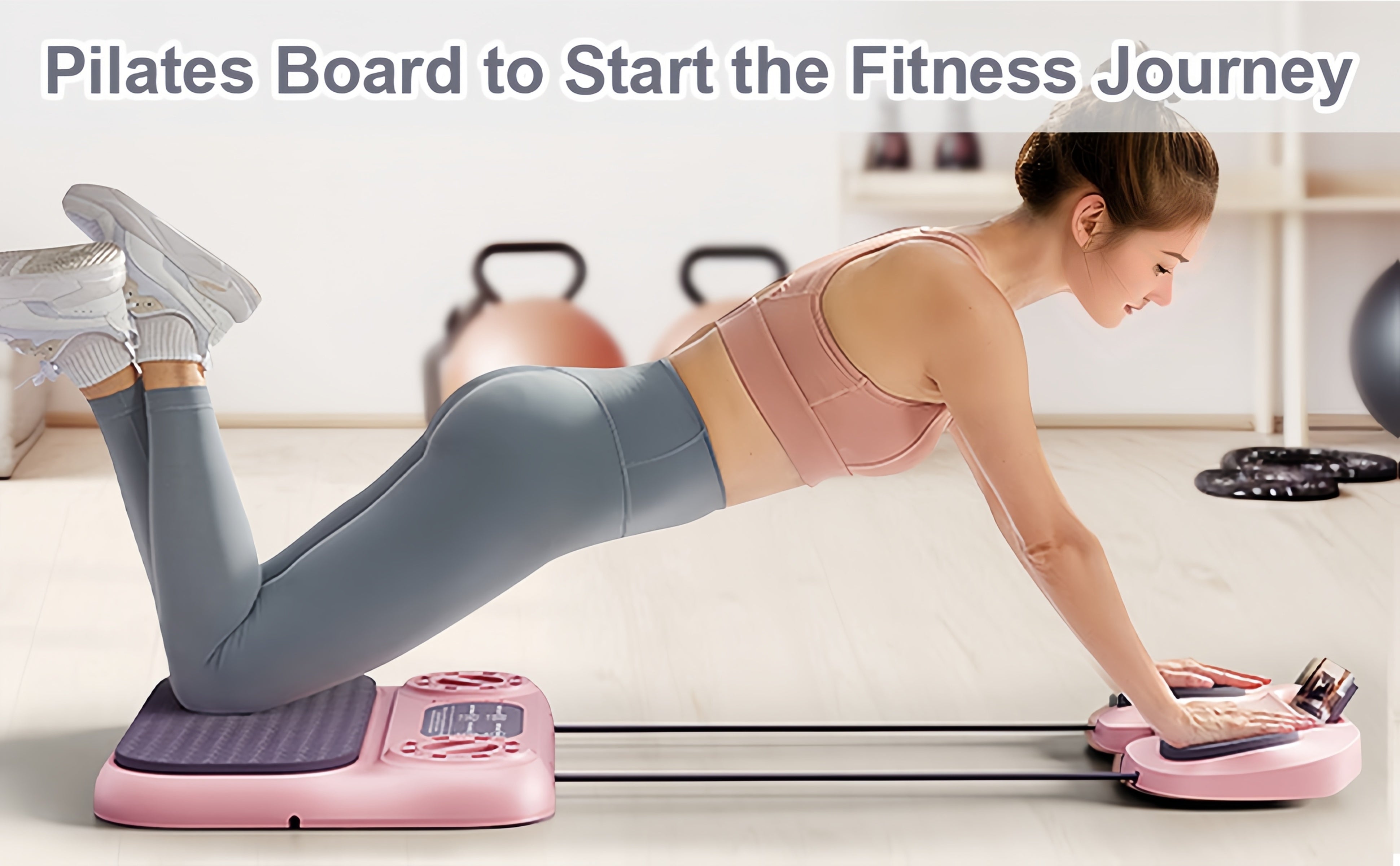 New Upgraded 8-in-1 Pilates Bed Set – Portable Foldable Home Fitness