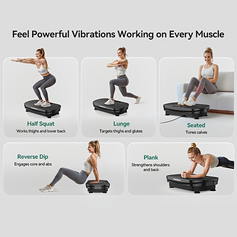 Vibration Plate Exercise Machine – Whole Body Toning & Lymphatic Support