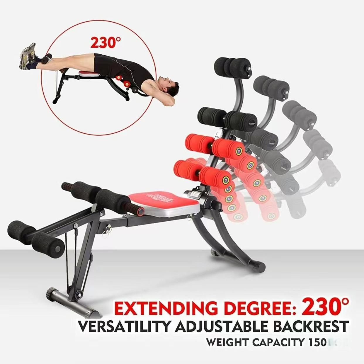 Ab Machine for Home Gym – Core Strength & Sit-Up Workout Equipment