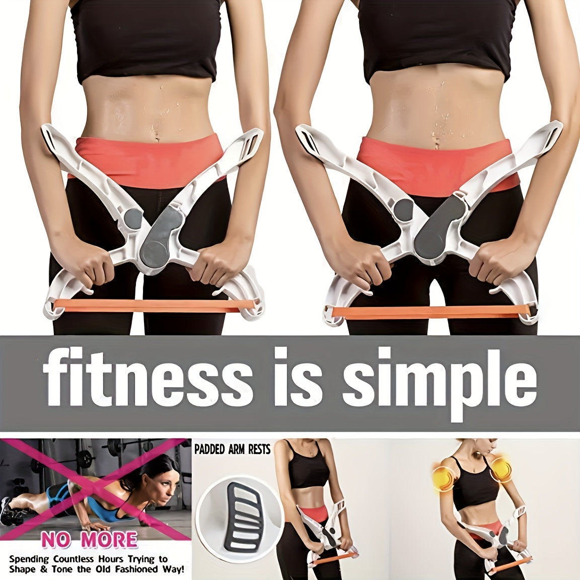 Durable ABS Arm Exercise Machine for Weight Loss & Muscle Gain