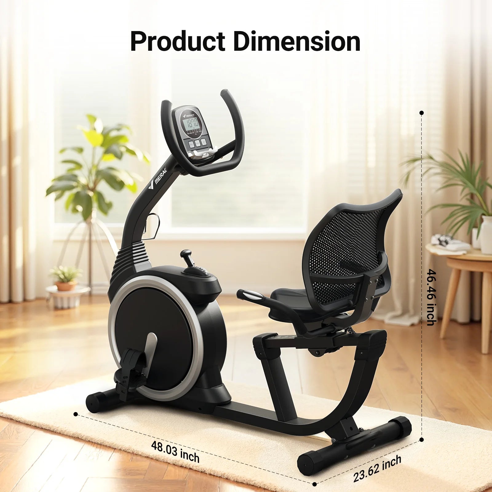 MERACH Recumbent Exercise Bike – High-End Home & Light Commercial Use