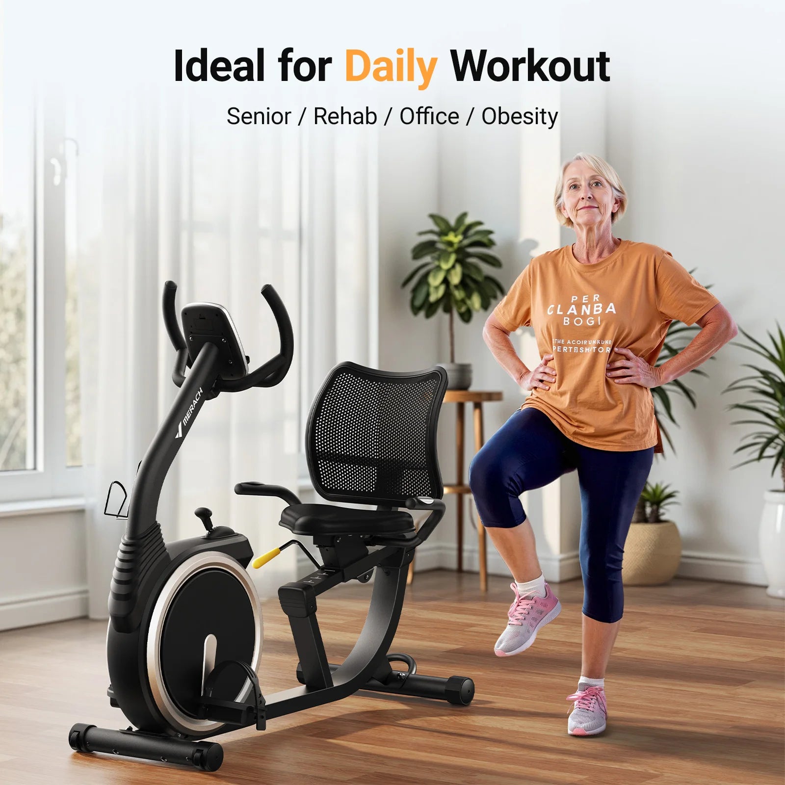 MERACH Recumbent Exercise Bike – High-End Home & Light Commercial Use