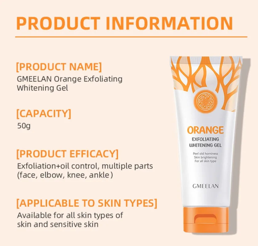Orange Exfoliating Gel β Gentle Brightening & Hydrating Korean Skincare