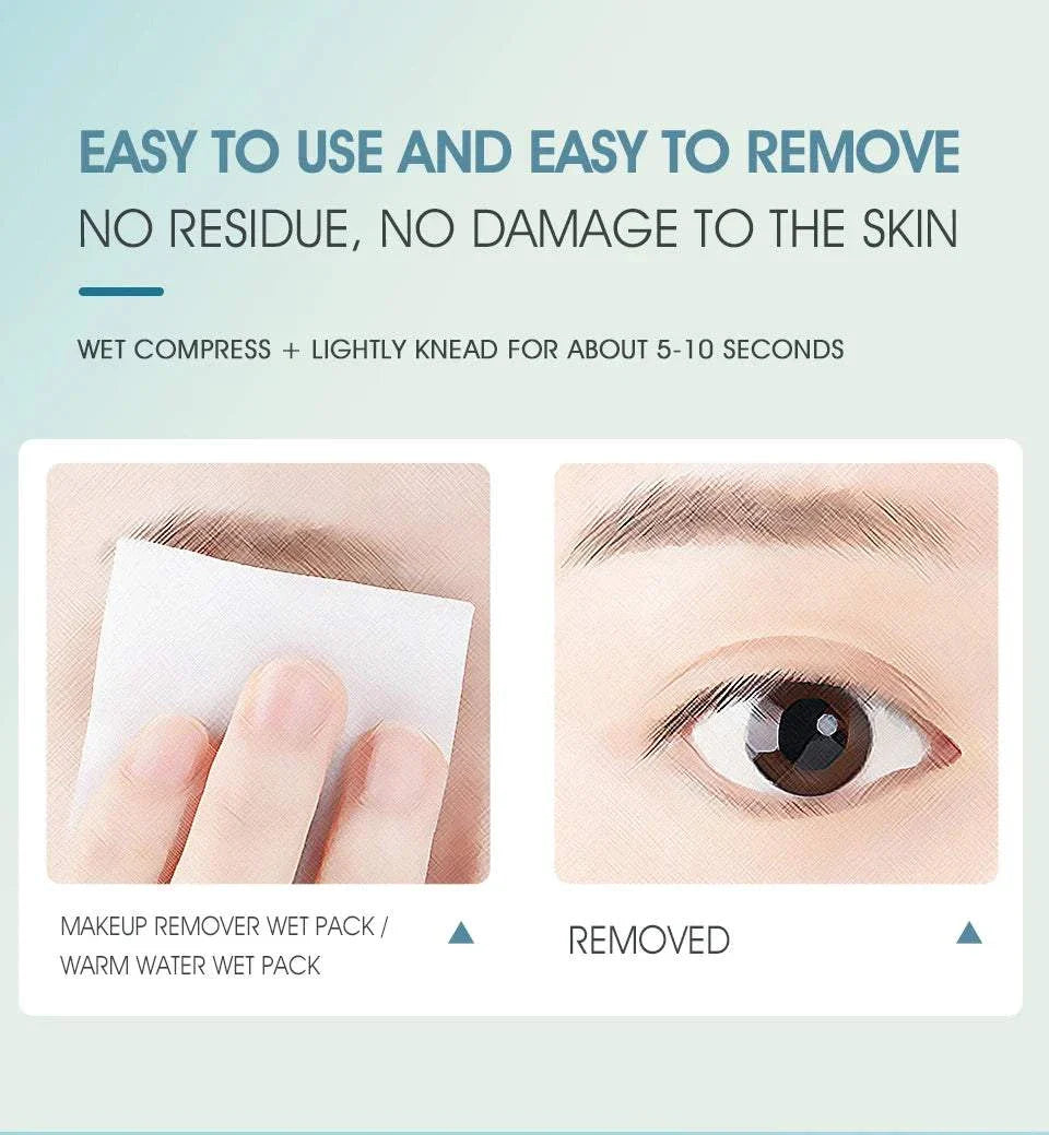 IMAGIC 5ml waterproof and fast-dry false eyelash extension glue for easy removal with no residue or skin damage