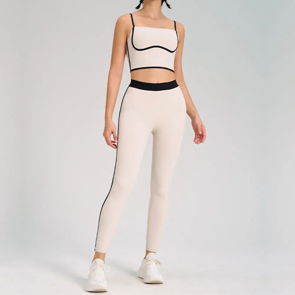 1/2PCS Women Tracksuit Yoga Set Gym