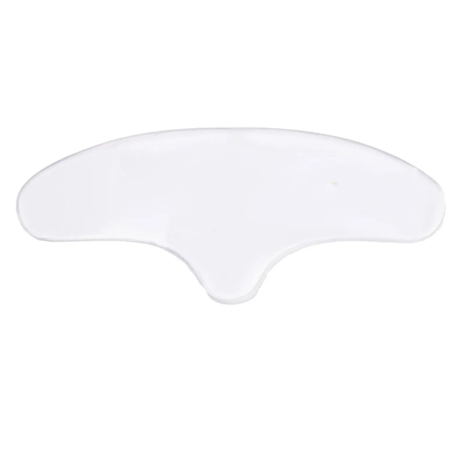 Reusable anti-wrinkle forehead patch made of soft medical-grade silicone for smoothing fine lines and wrinkles.