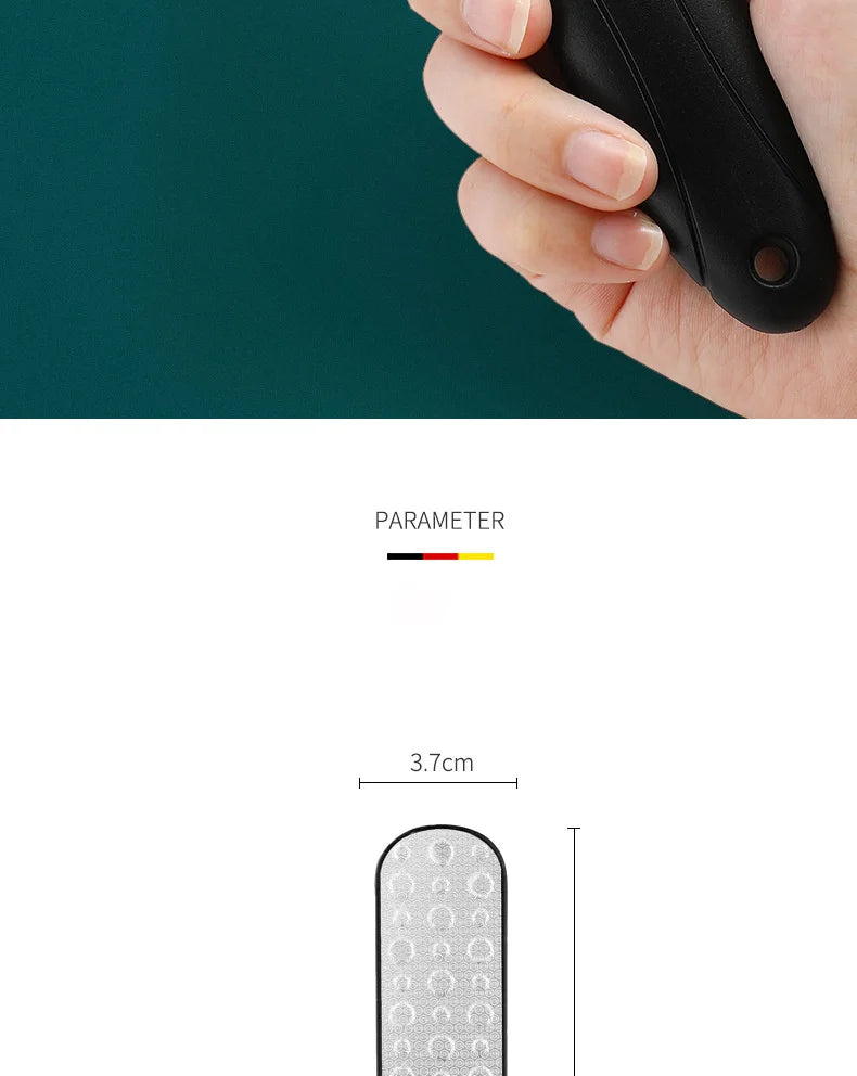 High-Quality 304 Stainless Steel Foot File – Double-Sided Callus Remover