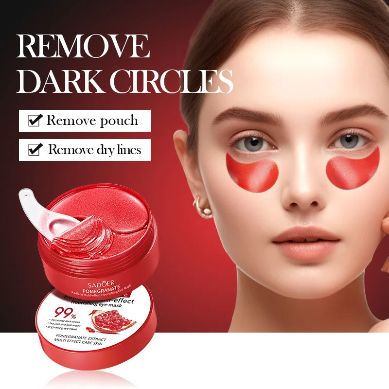 Red Pomegranate Eye Mask under-eye patches reducing dark circles and puffiness