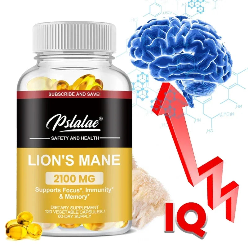 Natural Premium Lion’s Mane Mushroom Capsules