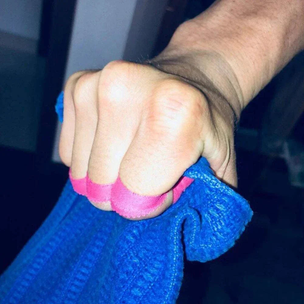 Jiu-Jitsu bandage elastic finger tape wrapped around fingers for joint protection and grip support during martial arts training