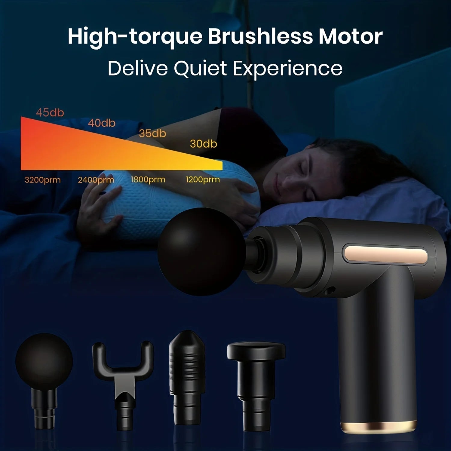 Portable Fascial Massage Gun Electric Percussion Pistol Massage