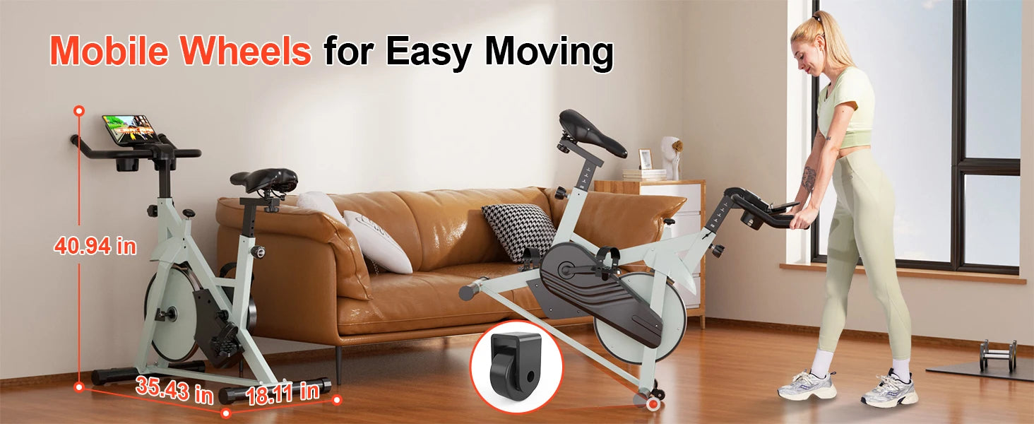 Superun Exercise Bike – 32-Level Magnetic Resistance for Home