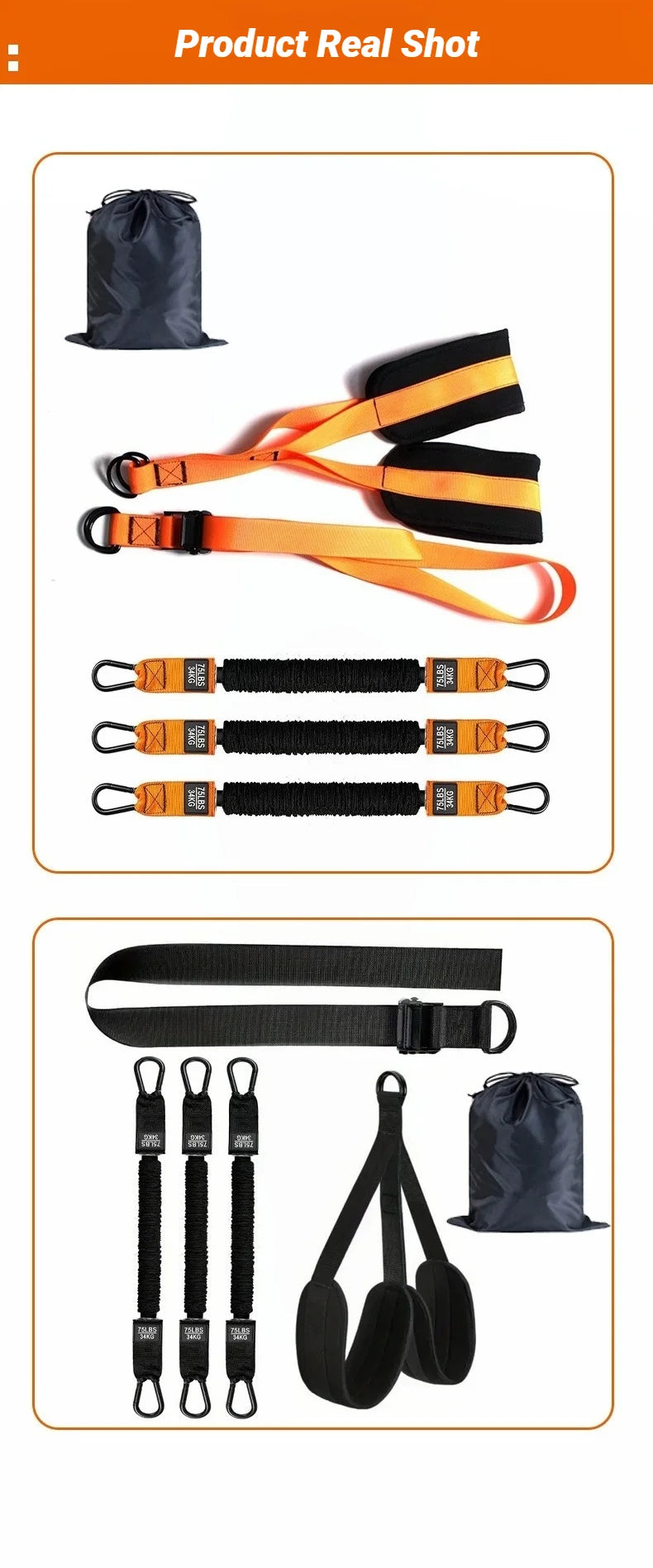 Pull Up Assistance Bands Set – Resistance Straps for Strength Training