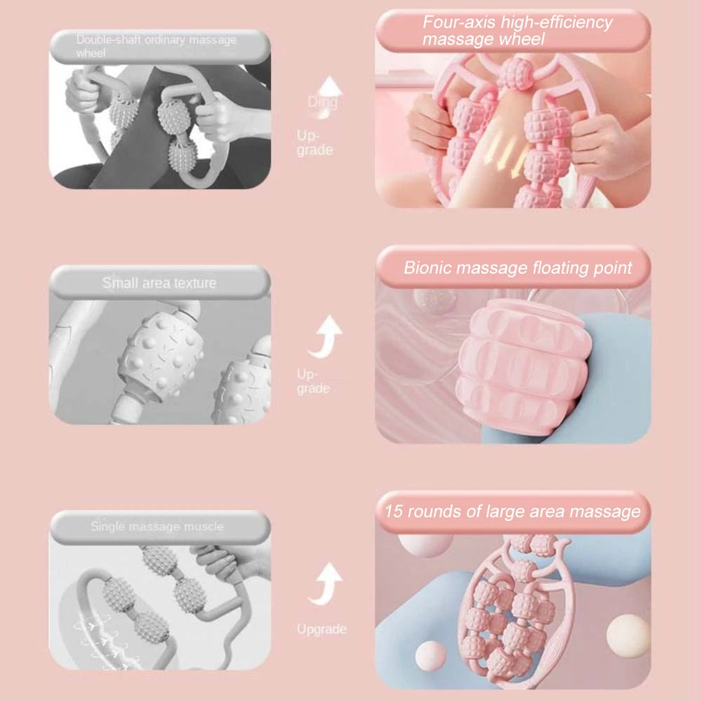 Round Massager Roller for Waist & Abdominal Muscles