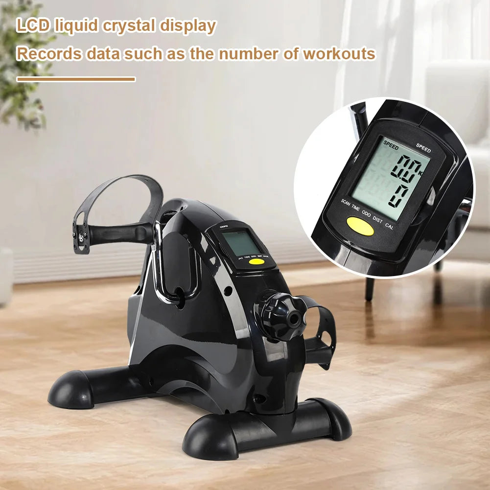 Mini Exercise Bike Arm & Leg Trainer – Portable Home Pedal Machine