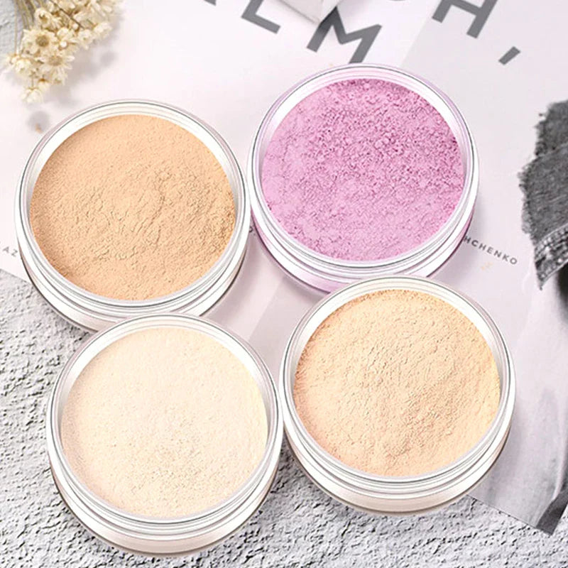 Gemeng Powder Makeup set with four shades including warm honey tone for flawless, long-lasting, lightweight finish