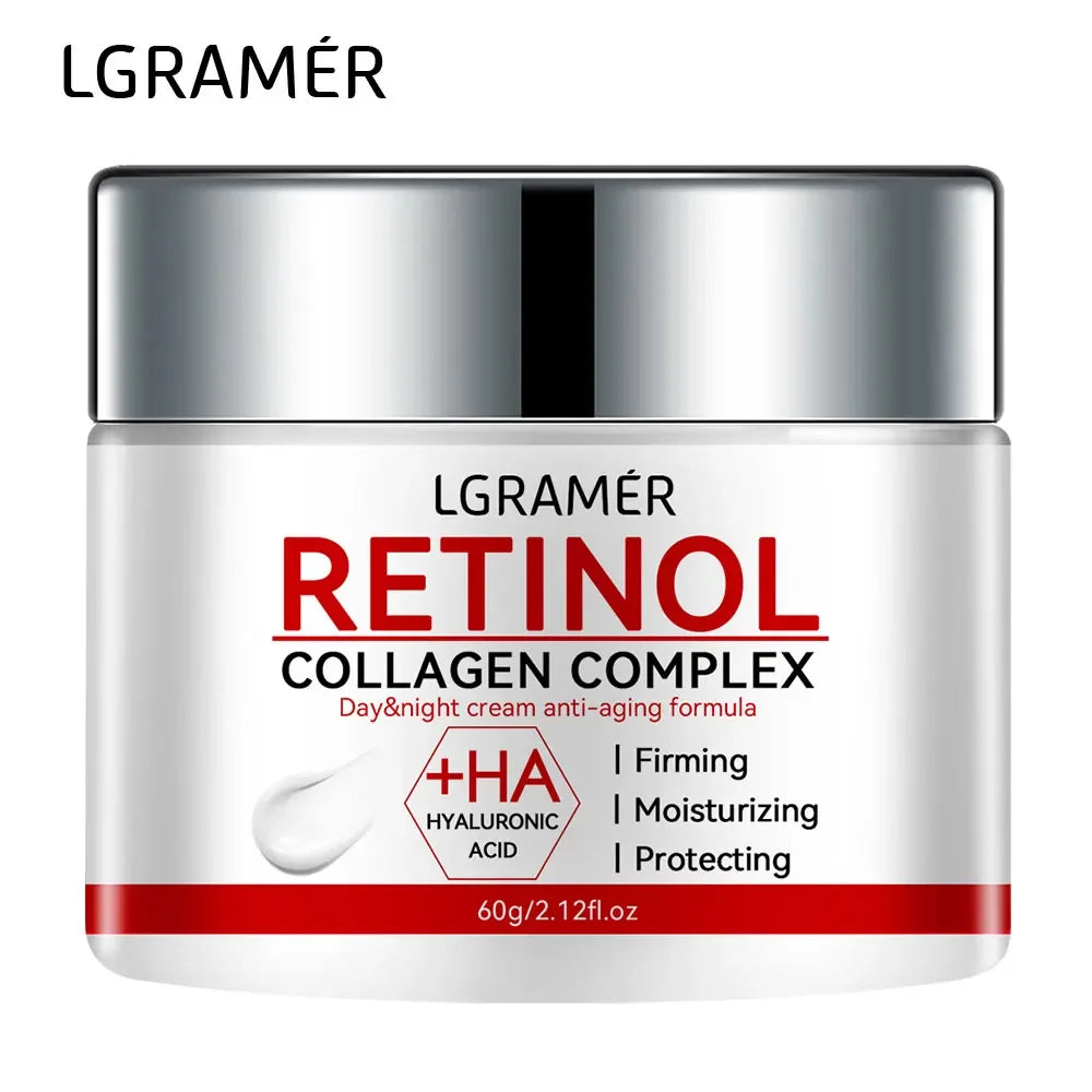Retinol Lifting & Firming Collagen Cream by LGRAMÉR for firming, moisturizing, and anti-aging care.