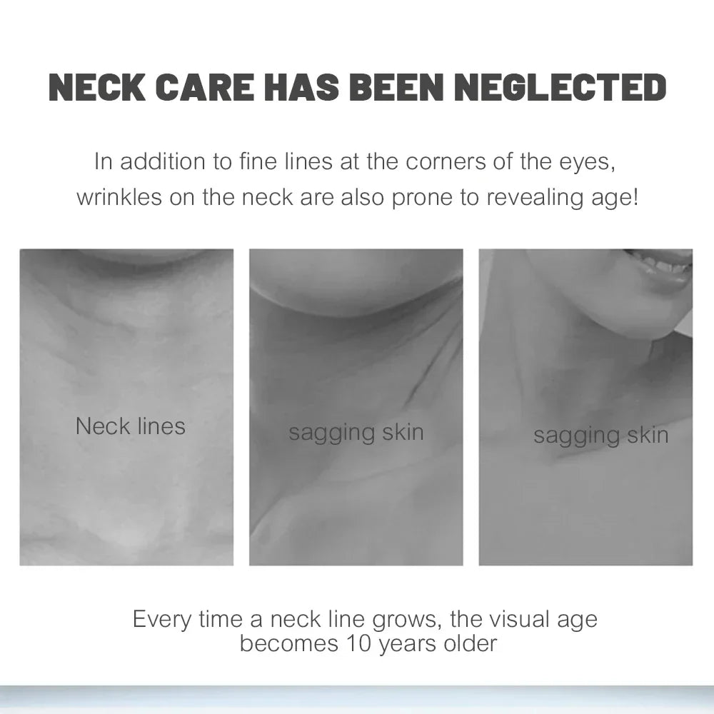 Goat Milk Six Peptides Neck Mask firming and moisturizing neck skin with collagen boost and wrinkle reduction