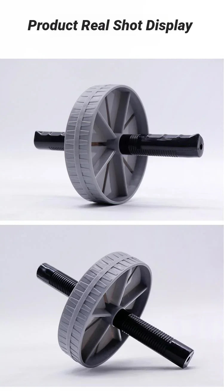 Abdominal Wheel Strong Load Bearing Non-Slip Roller Strengthen Muscle Exercise Equipment Fitness Training Home Use Silent