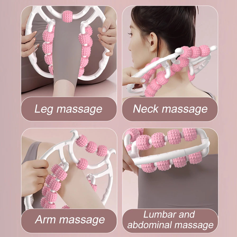 Round Massager Roller for Waist & Abdominal Muscles