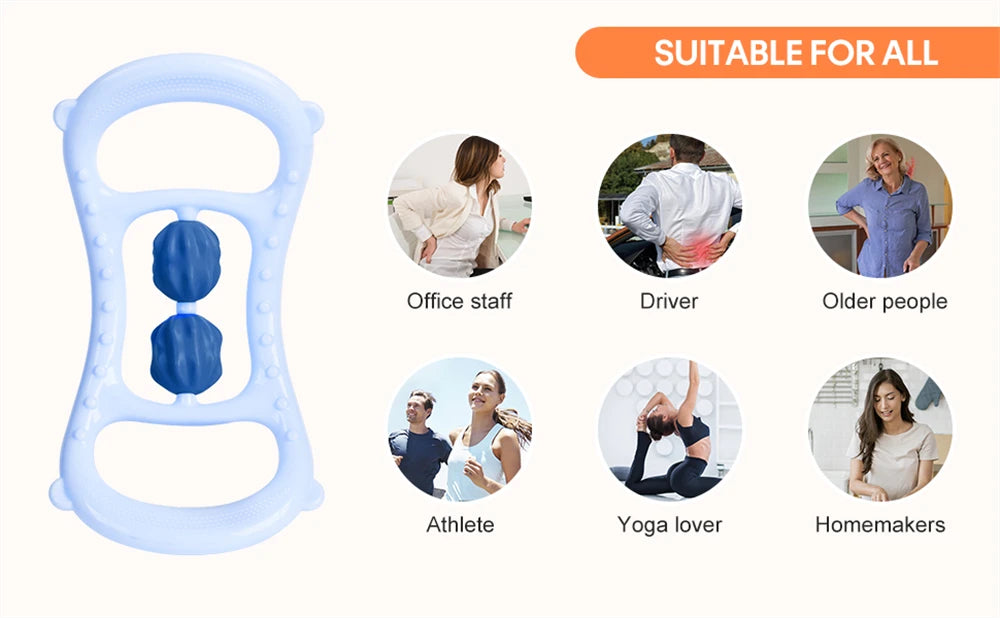 Round Massager Roller for Waist & Abdominal Muscles