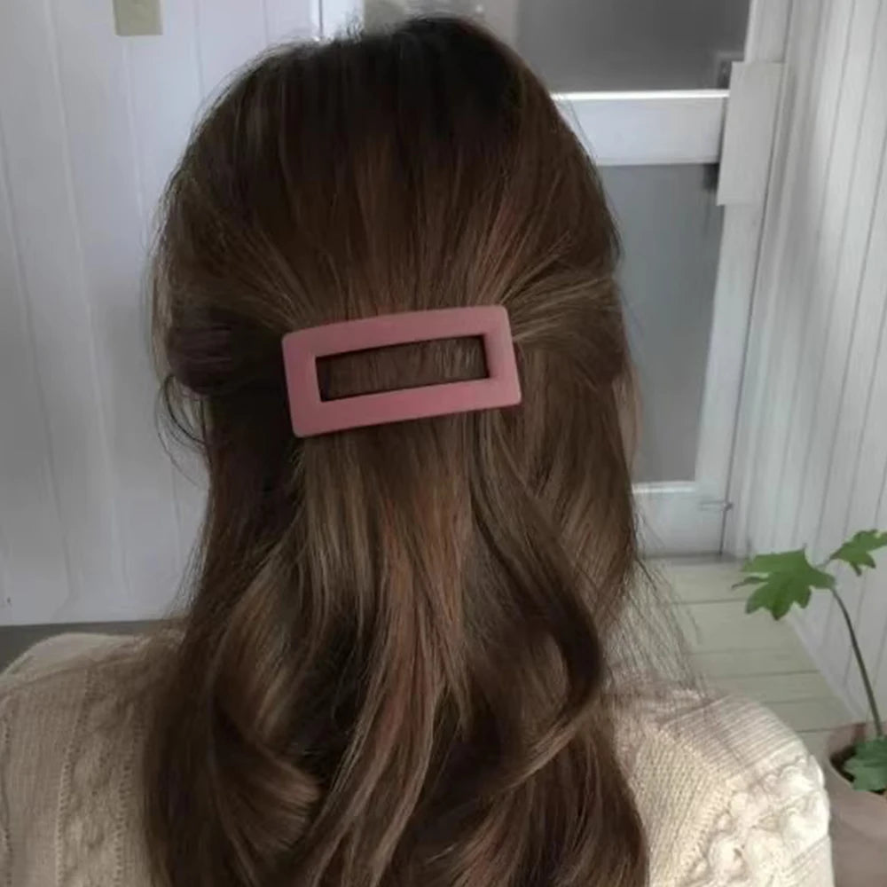 Korean Matte Spring Hair Clip Claw