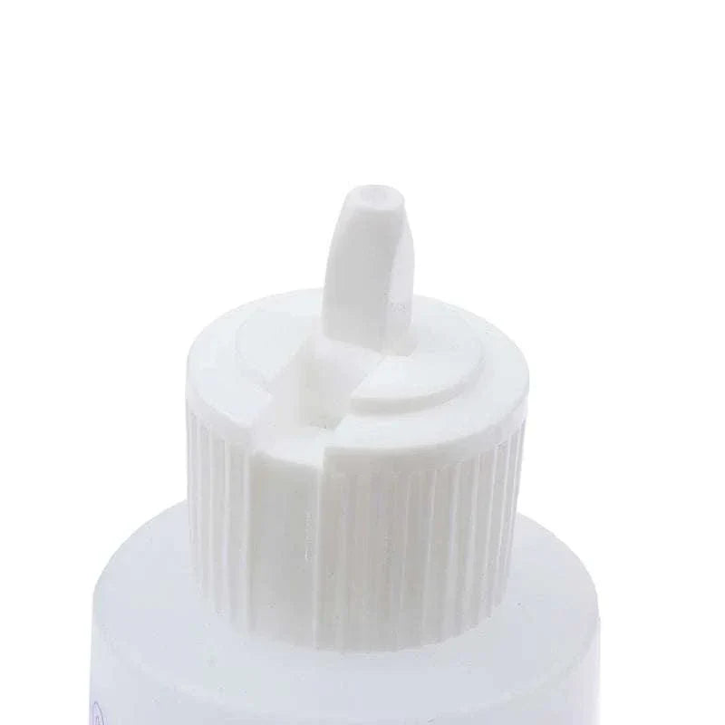 White bottle of Foot Cuticle Remove Dead Foot Exfoliator with pointed cap for precise application