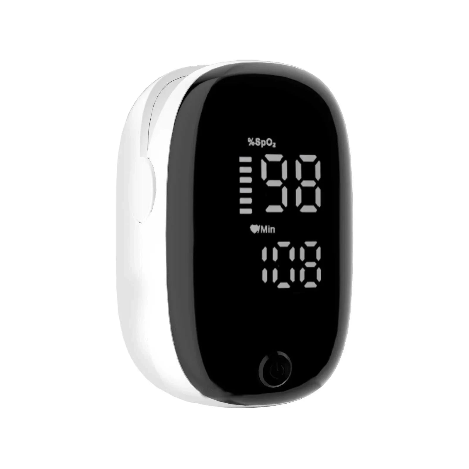 JUSTLANG Pediatric Oximeter for infants and children with real-time oxygen saturation and heart rate display, bright LED screen, and one-touch operation