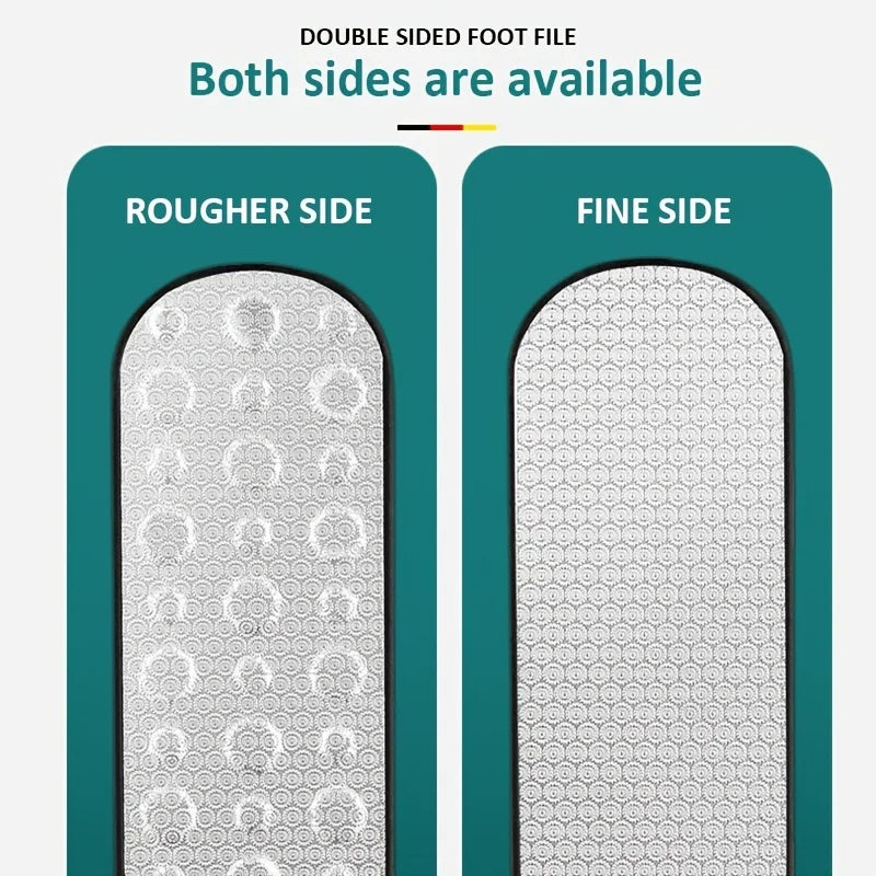 High-Quality 304 Stainless Steel Foot File – Double-Sided Callus Remover