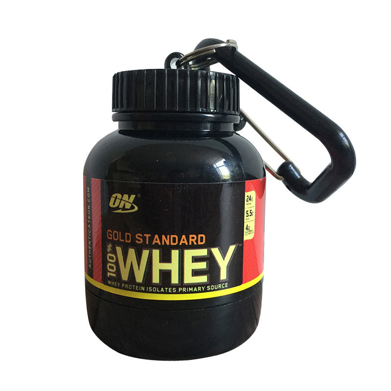 Mini Portable Protein Container Powder Bottle