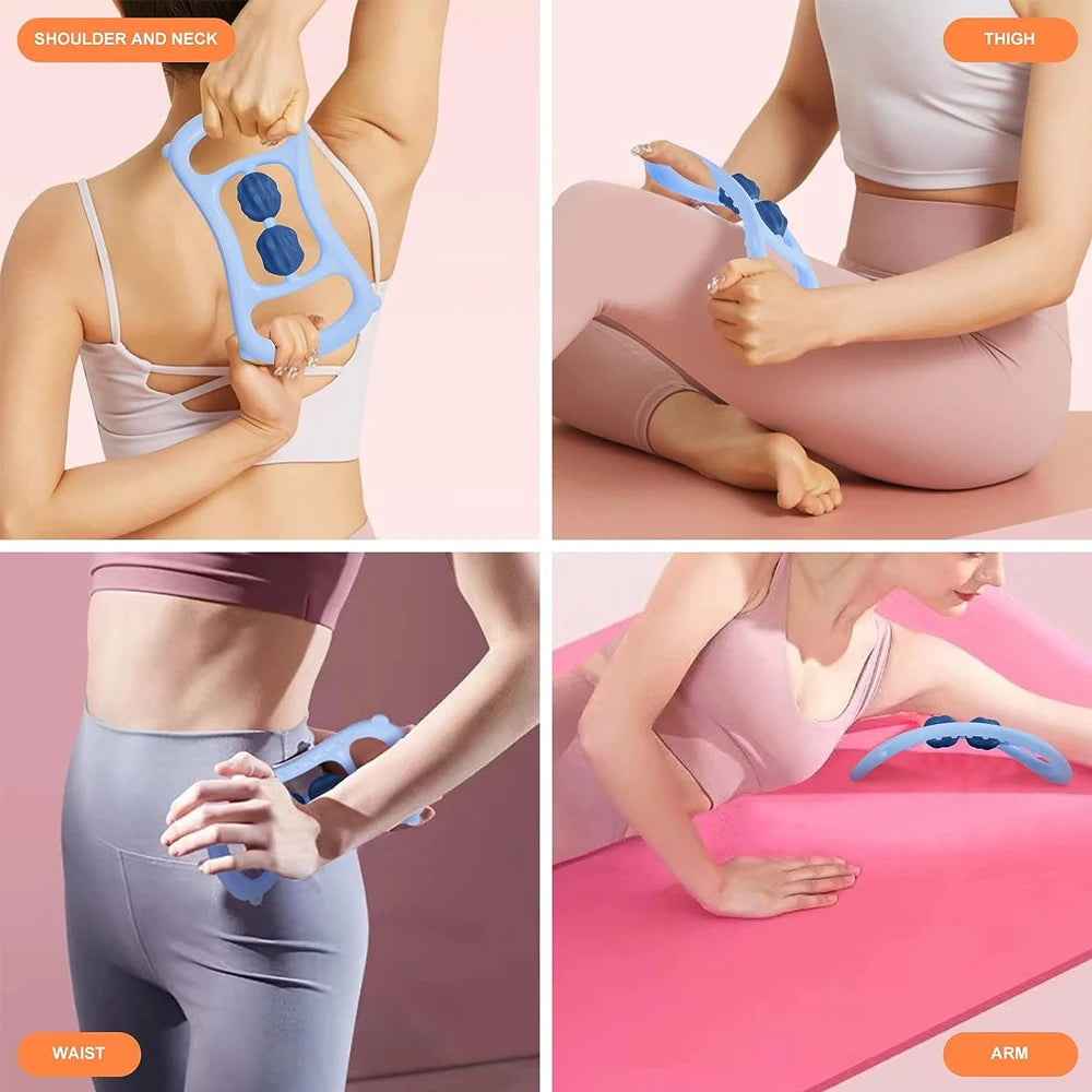Round Massager Roller for Waist & Abdominal Muscles