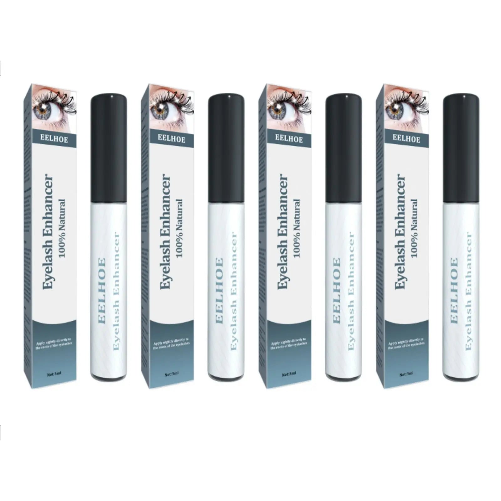 EELHOE Eyelash Enhancer Serum 3ml for longer, thicker, strengthened natural lashes