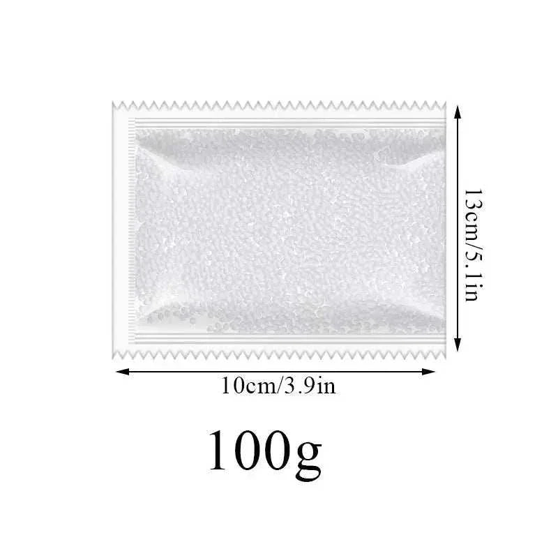 100g packet of resin tooth repair glue beads measuring 13cm by 10cm for temporary dental fixes