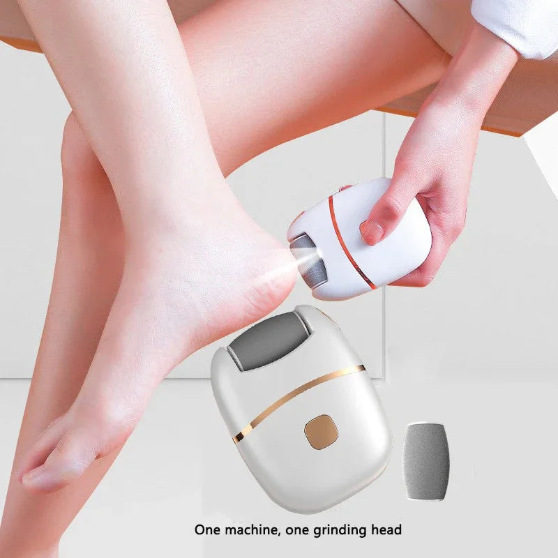 Rechargeable Electric Foot Grinder β 2 Heads for Smooth, Soft Feet