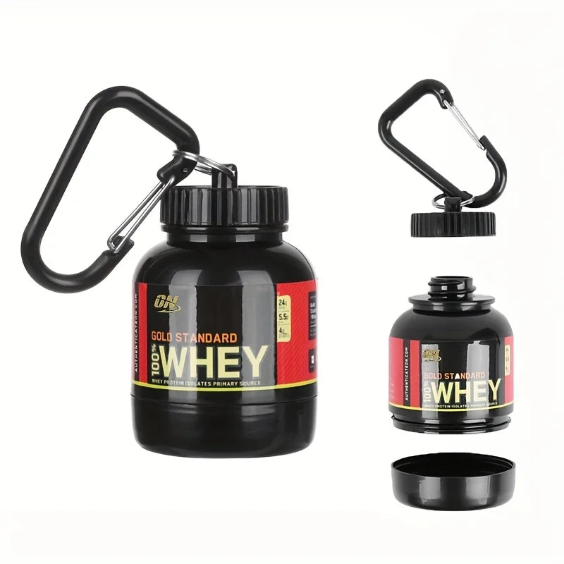 Mini Portable Protein Container Powder Bottle