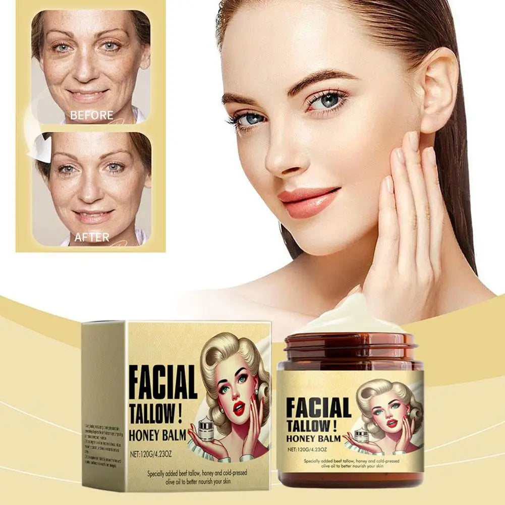 Whipped Beef Tallow And Honey Balm Moisturizing