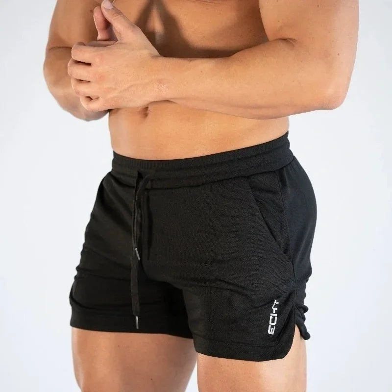 2026 New Men's Gym Training Shorts, Sports and Leisure Fitness Mesh Beach Shorts, Quick Drying Breathable Men's Shorts