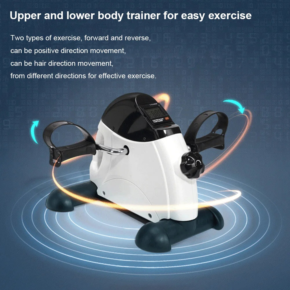 Mini Exercise Bike Arm & Leg Trainer – Portable Home Pedal Machine