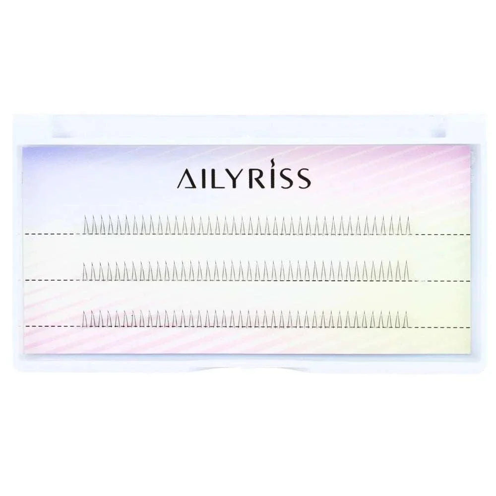J Curl V Shape under eyelash clusters for a soft, lightweight, manga-inspired lower lash enhancement