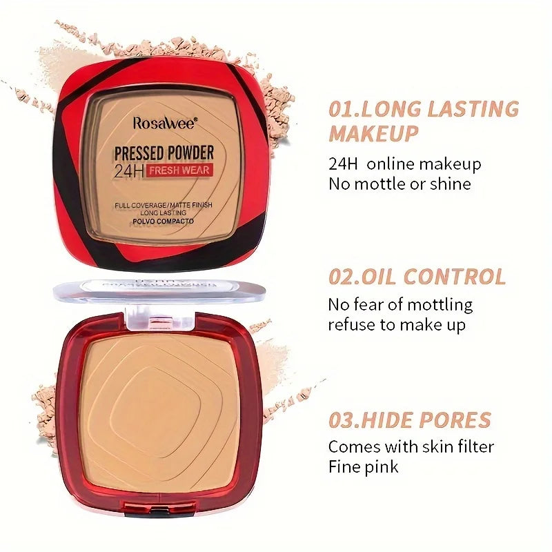 Pressed Powder Foundation with Puff Applicator