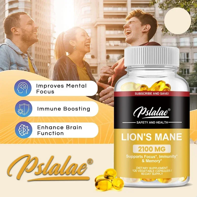 Natural Premium Lion’s Mane Mushroom Capsules