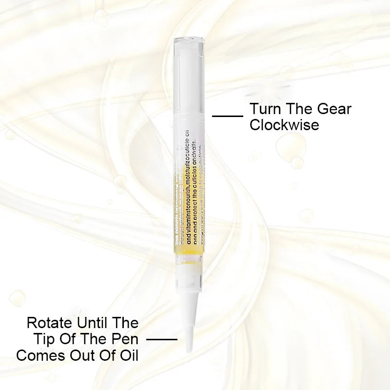 40PCS Cuticle Oil Pen Set moisturizing nail care pen with twist-up tip for easy application