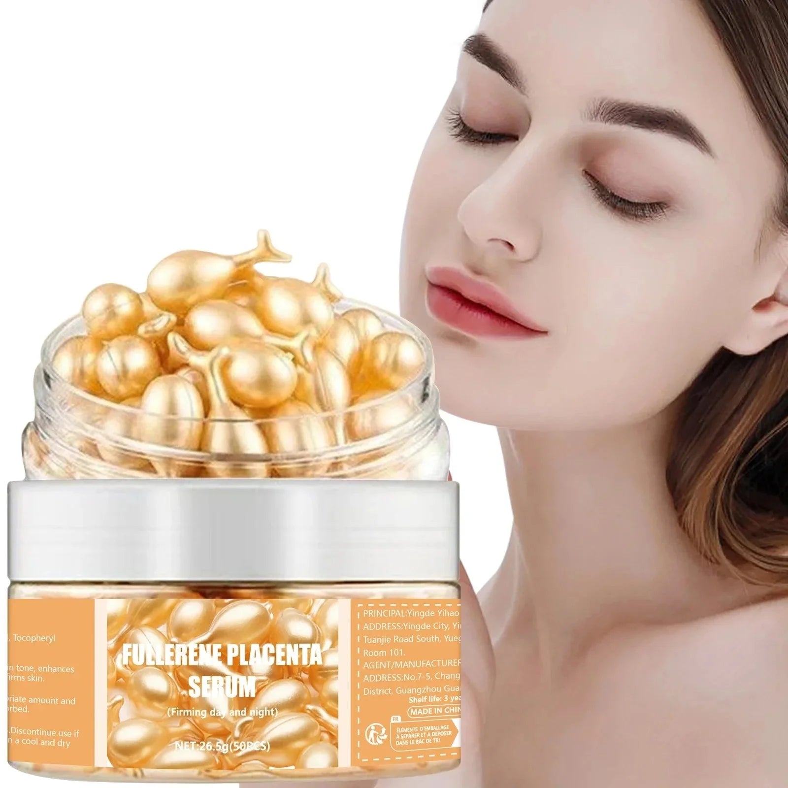 Collagen Face Care Capsules – Anti-Aging, Firming & Whitening Serum