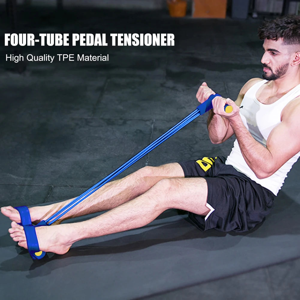 Pedal Pulling Resistance Band Sit-up Assistant: