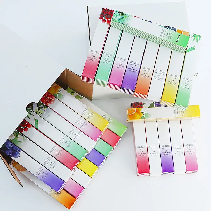 40PCS Cuticle Oil Pen Set with 15 scented nourishing oils for nail and cuticle care