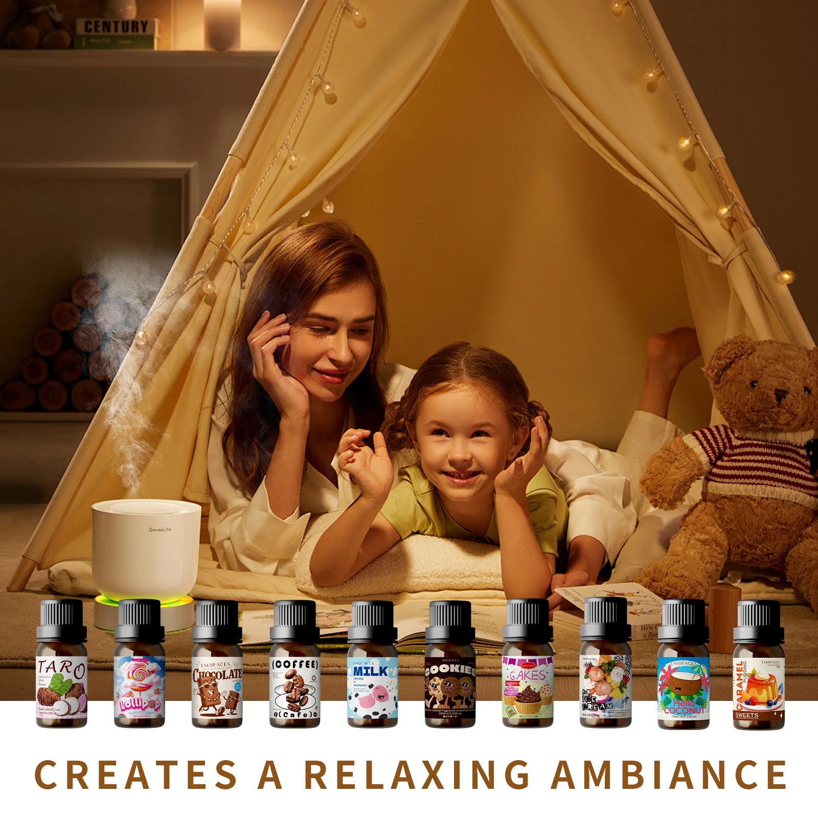 12-Type Gourmet Essential Oils Perfumes
