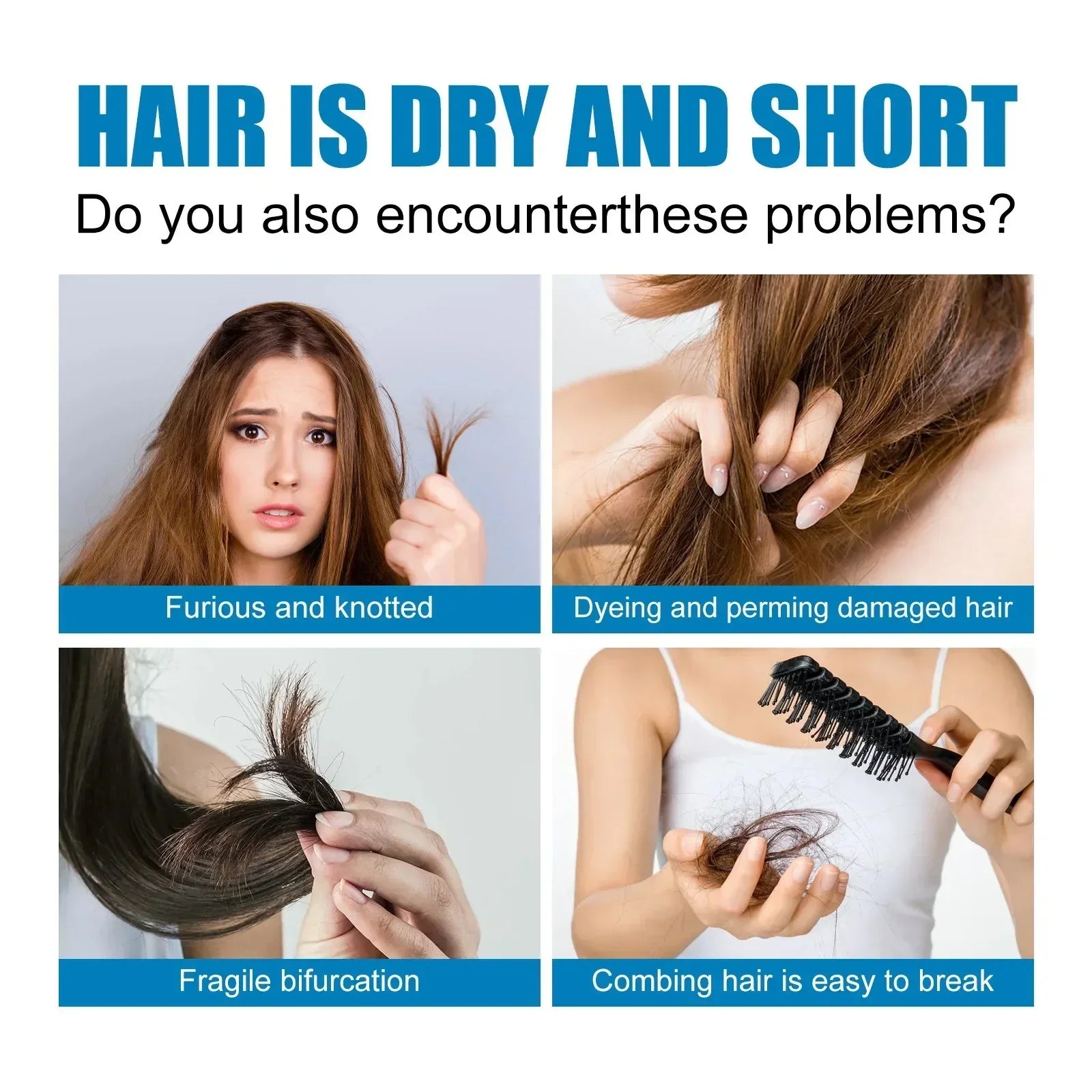 Magic Hair Vitamin Capsules for repairing dry, frizzy, and damaged hair with keratin oil and deep moisturizing formula